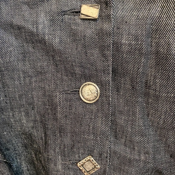 Vivian Shyu Navy Blazer Size Large - Picture 2 of 4